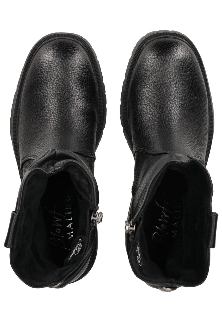 Blowfish Stiefelette Lederimitat Schwarz Warmfutter