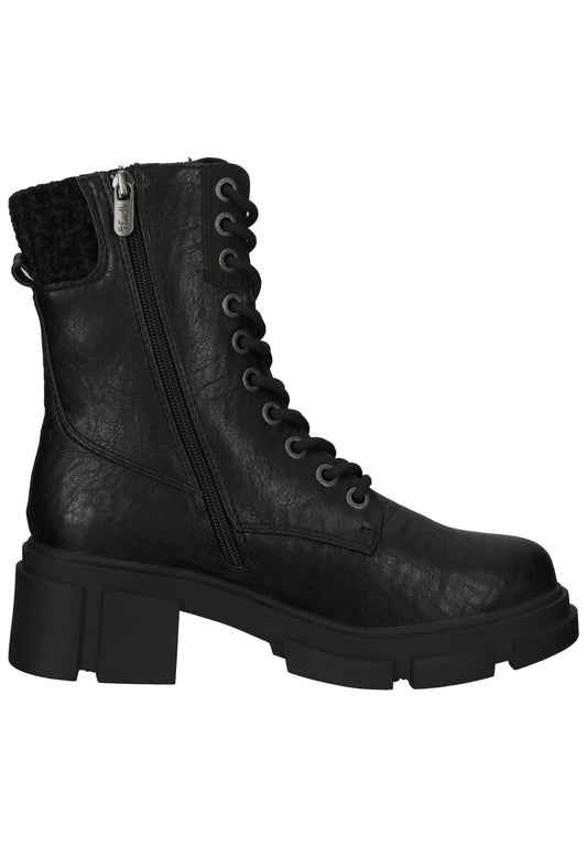 Blowfish Stiefelette Lederimitat Schwarz Warmfutter