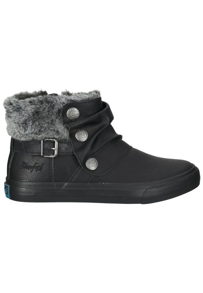 Blowfish Stiefelette Lederimitat Schwarz Warmfutter