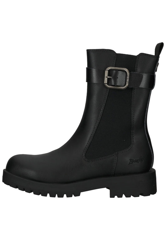 Blowfish Stiefelette Lederimitat Schwarz Warmfutter