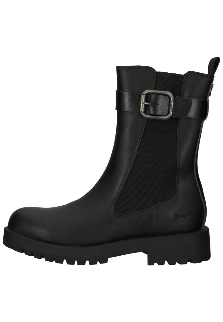 Blowfish Stiefelette Lederimitat Schwarz Warmfutter