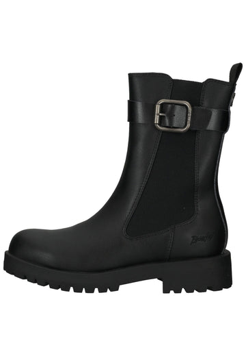 Blowfish Stiefelette Lederimitat Schwarz Warmfutter
