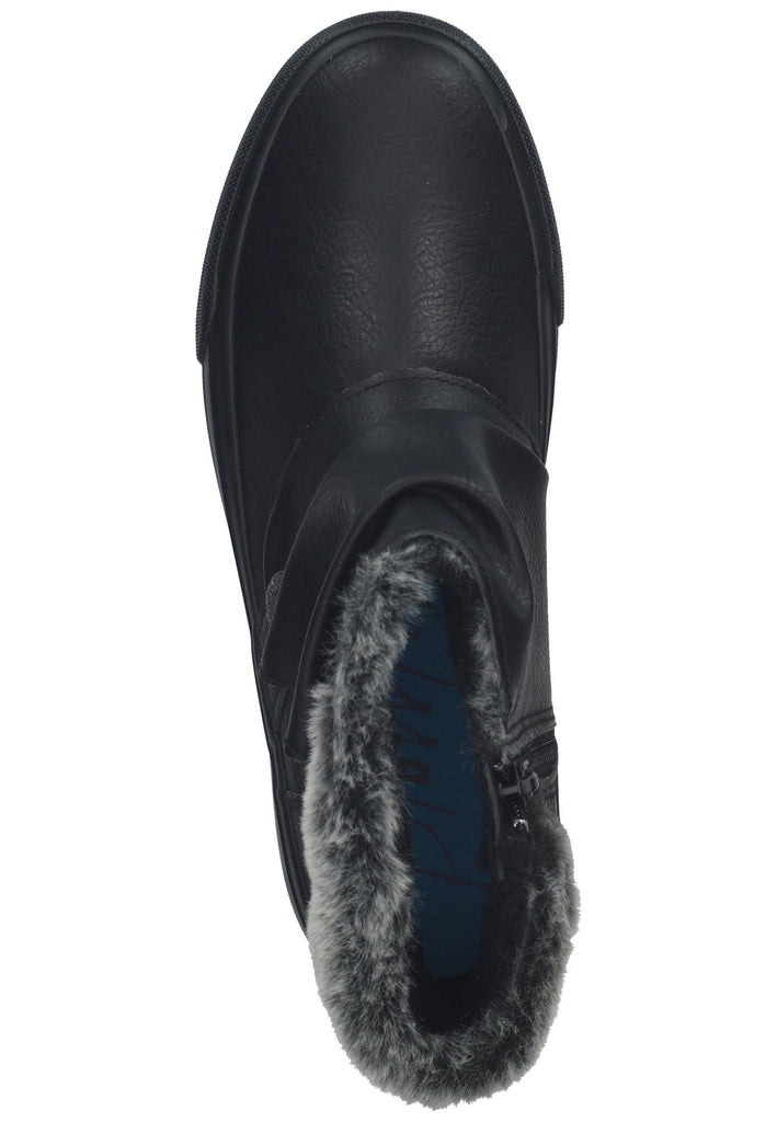 Blowfish Stiefelette Lederimitat Schwarz Warmfutter