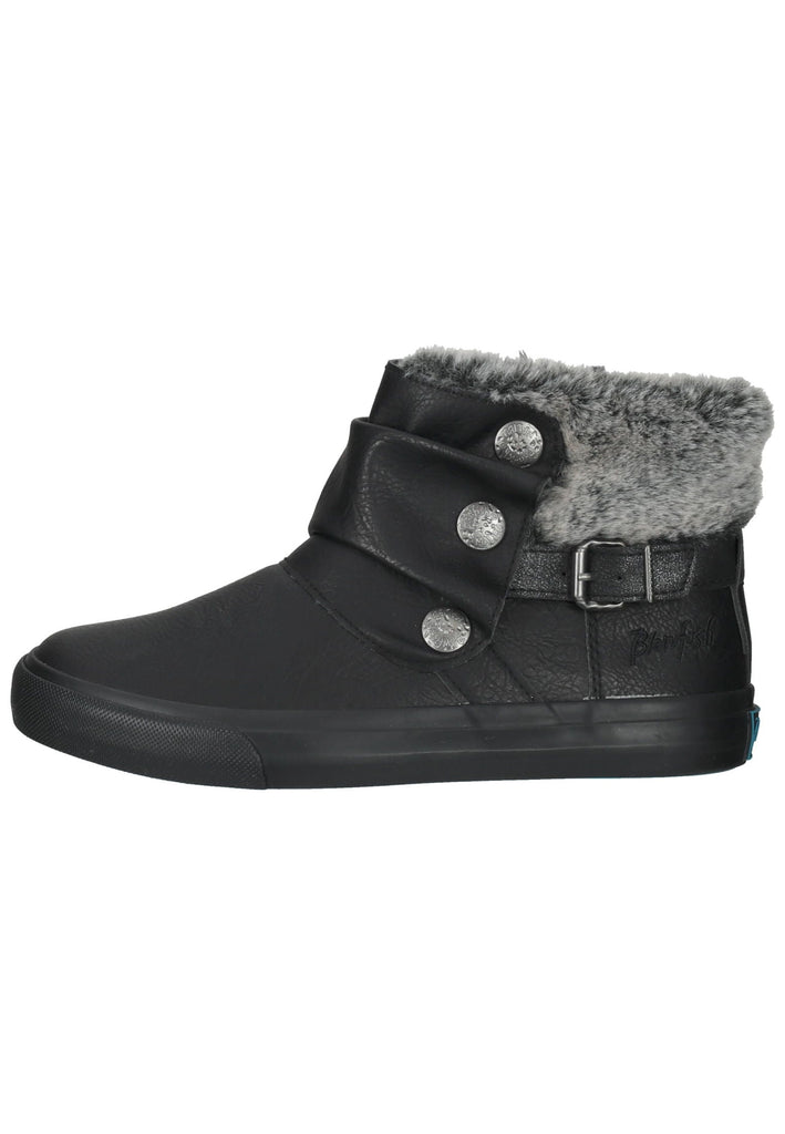 Blowfish Stiefelette Lederimitat Schwarz Warmfutter