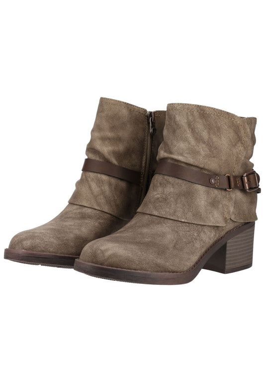 Blowfish Stiefelette Lederimitat Taupe