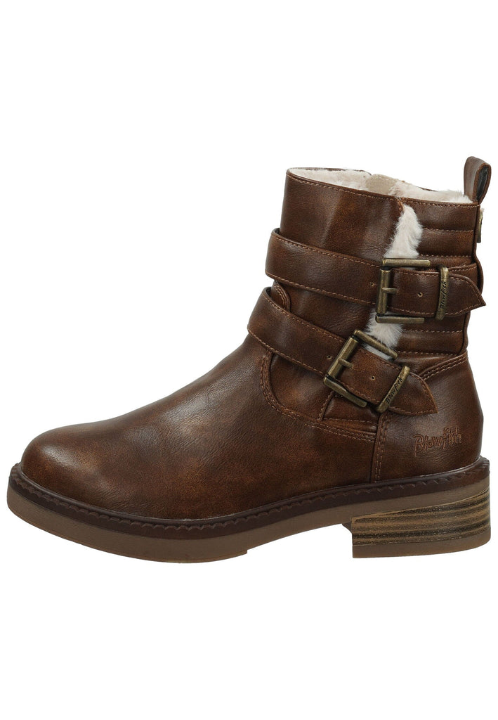 Blowfish Stiefelette Lederimitat/Textil Braun Warmfutter