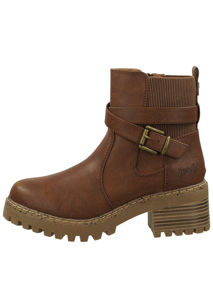 Blowfish Stiefelette Lederimitat/Textil Braun Warmfutter