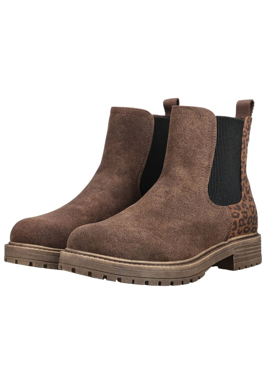 Blowfish Stiefelette Lederimitat/Textil Dunkelbraun