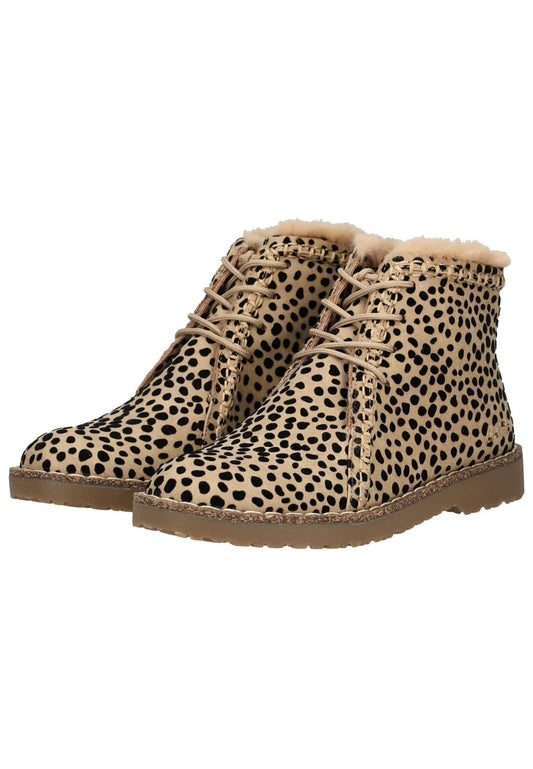 Blowfish Stiefelette Lederimitat/Textil Leopard Warmfutter