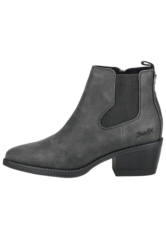 Blowfish Stiefelette Lederimitat/Textil Schwarz Warmfutter
