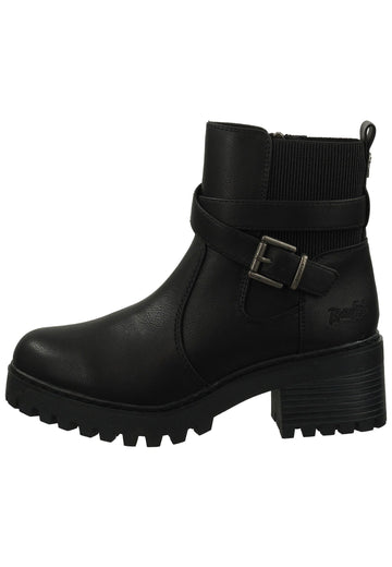 Blowfish Stiefelette Lederimitat/Textil Schwarz Warmfutter