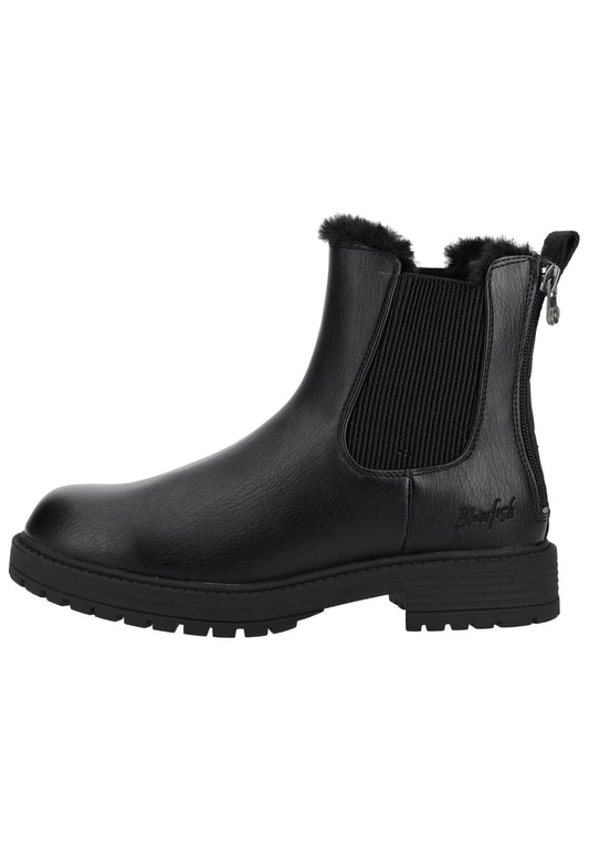 Blowfish Stiefelette Lederimitat/Textil Schwarz Warmfutter