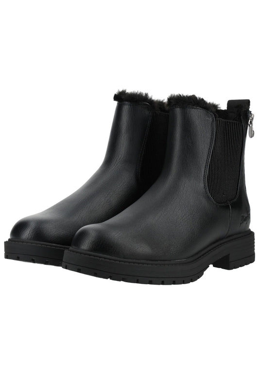 Blowfish Stiefelette Lederimitat/Textil Schwarz Warmfutter