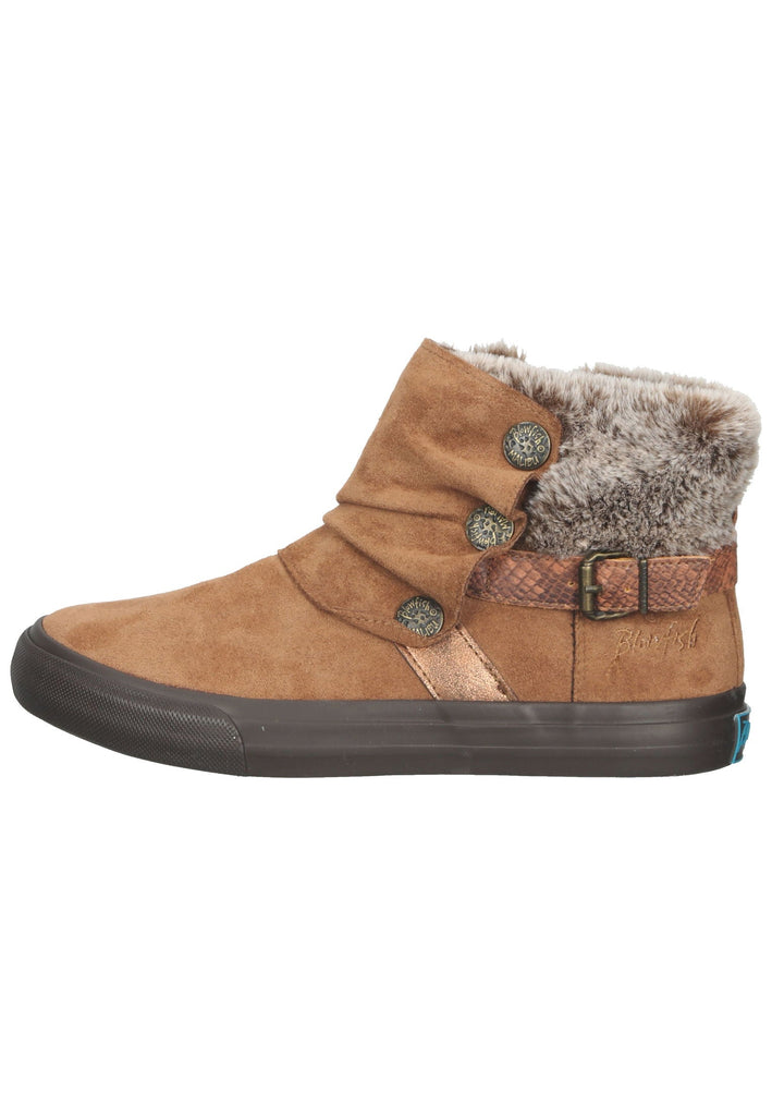 Stiefeletten Blowfish Stiefelette Lederimitat Braun Warmfutter