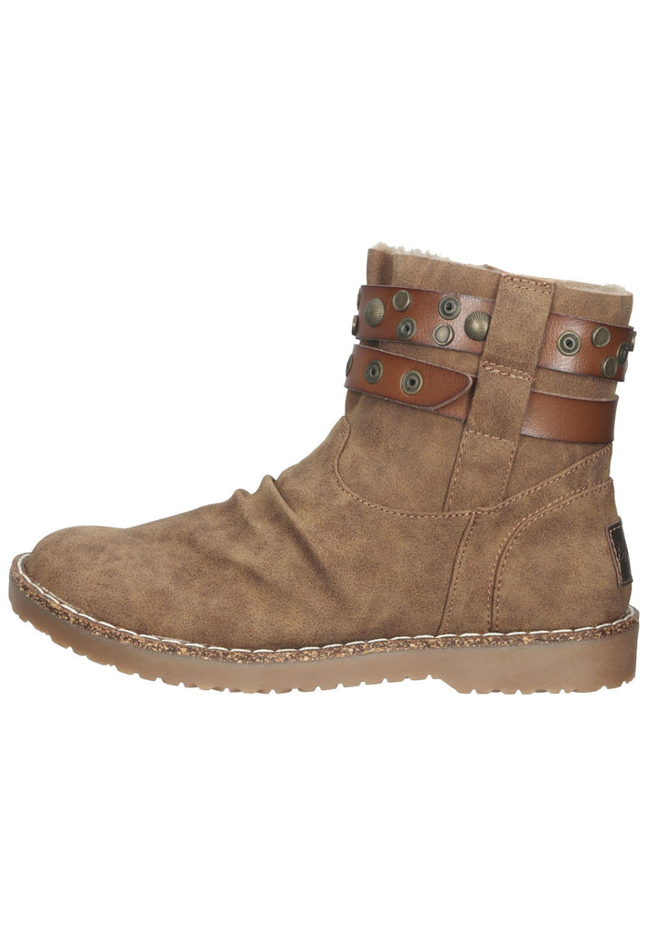 Stiefeletten Blowfish Stiefelette Lederimitat Dunkelbraun Warmfutter