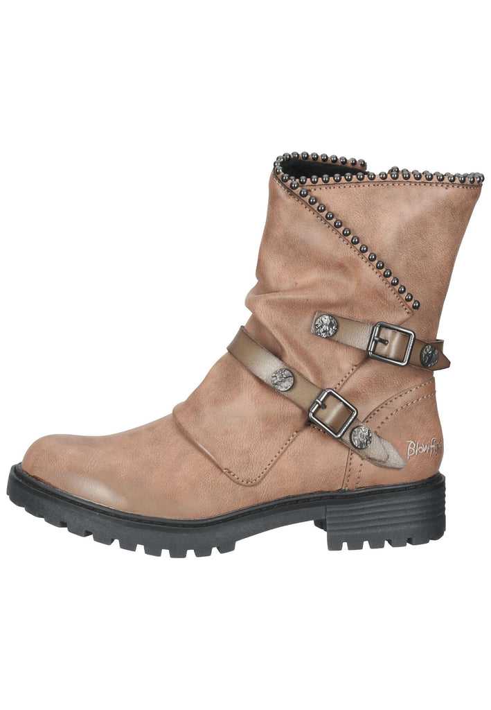 Stiefeletten Blowfish Stiefelette Lederimitat Hellbraun