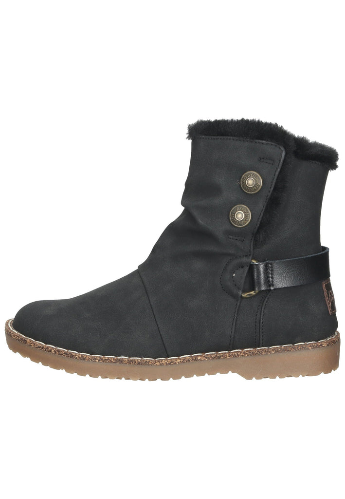 Stiefeletten Blowfish Stiefelette Lederimitat Schwarz Warmfutter