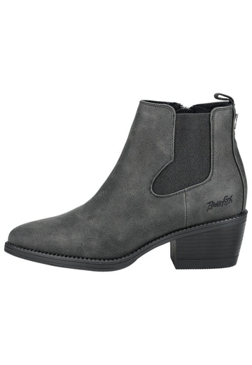 Stiefeletten Blowfish Stiefelette Lederimitat/Textil Schwarz Warmfutter