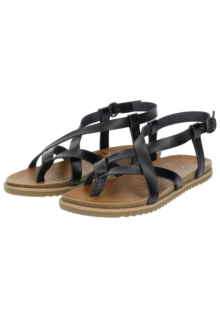 Blowfish Zehensteg Lederimitat Schwarz