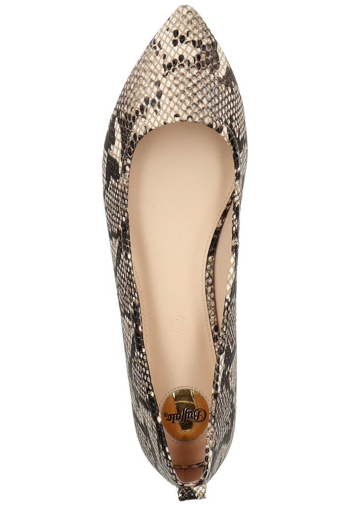 Buffalo Ballerinas Leder Beige