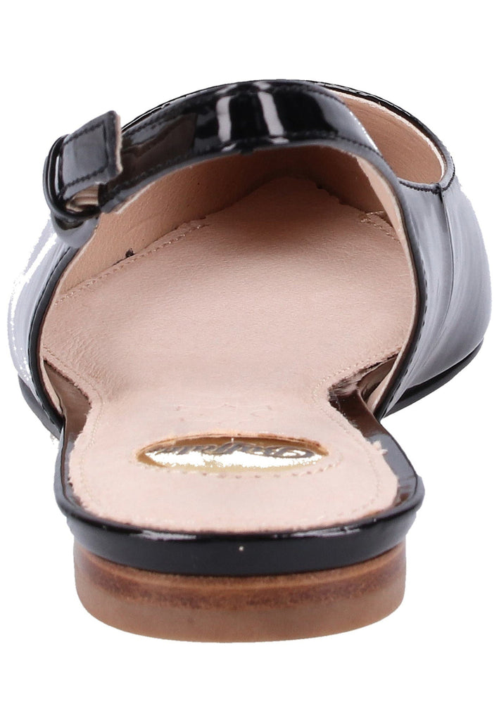 Buffalo Ballerinas Lederimitat Schwarz