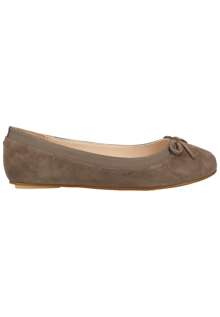 Buffalo Ballerinas Veloursleder Grau