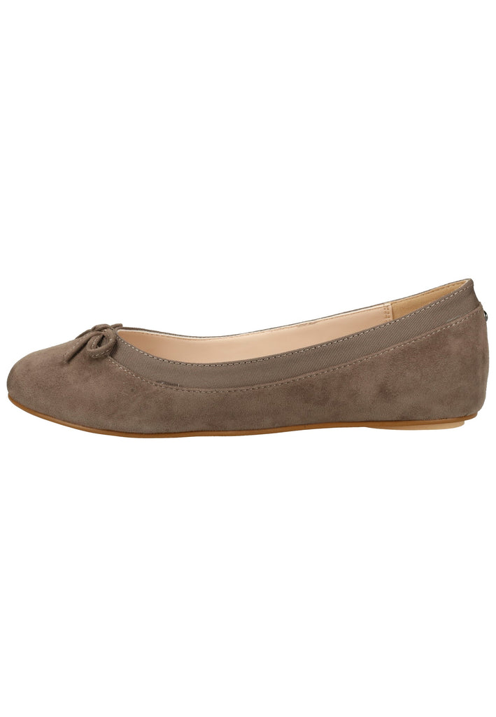 Buffalo Ballerinas Veloursleder Grau