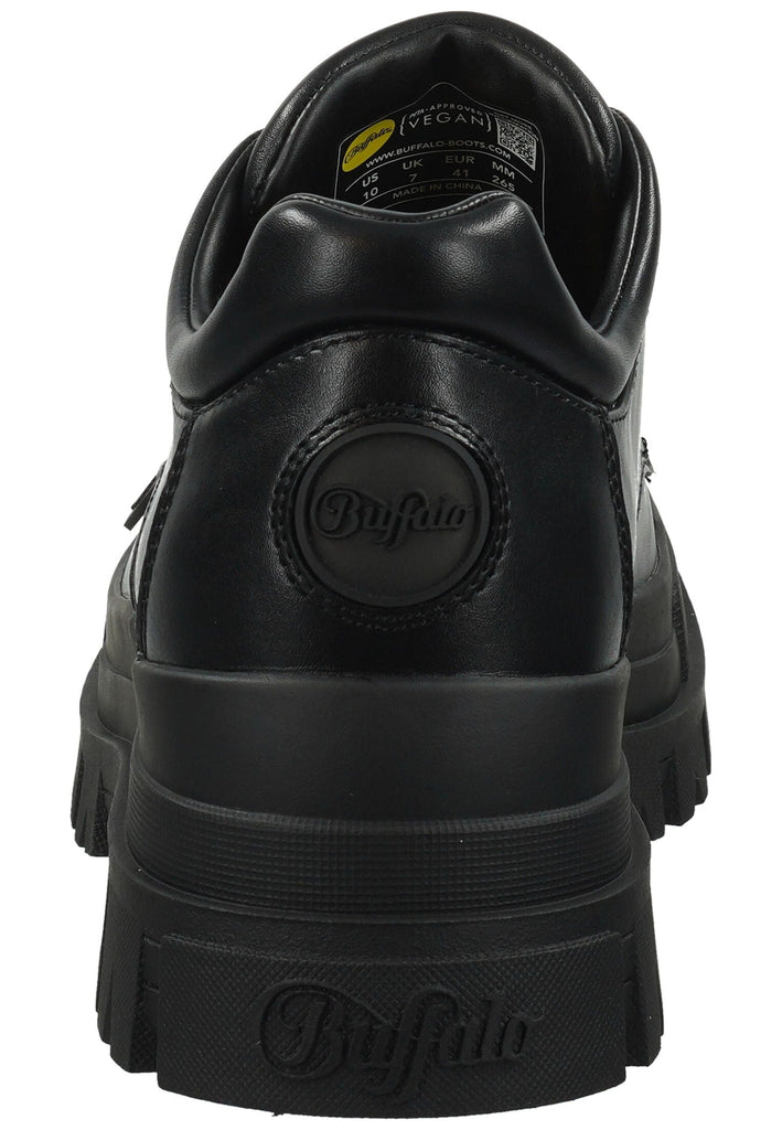 Buffalo Halbschuhe Lederimitat Schwarz
