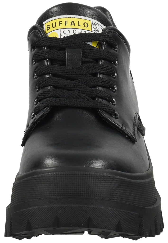 Buffalo Halbschuhe Lederimitat Schwarz