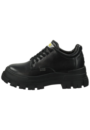 Buffalo Halbschuhe Lederimitat Schwarz