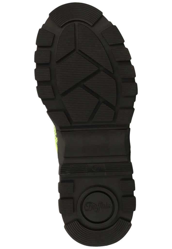 Buffalo Pantoletten Lederimitat Grün