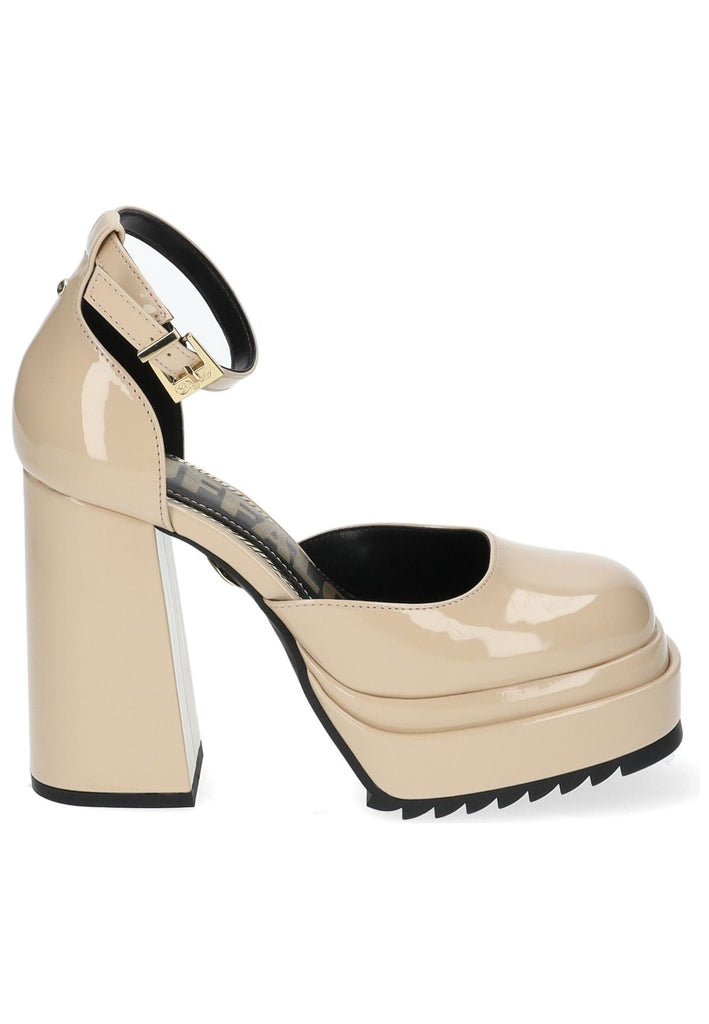 Buffalo Pumps Lederimitat Cream