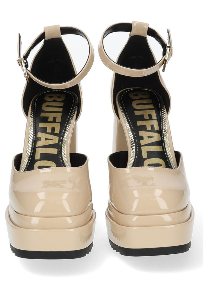 Buffalo Pumps Lederimitat Cream