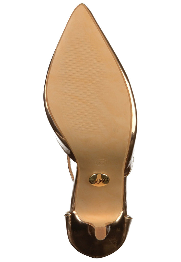 Buffalo Pumps Lederimitat Gold