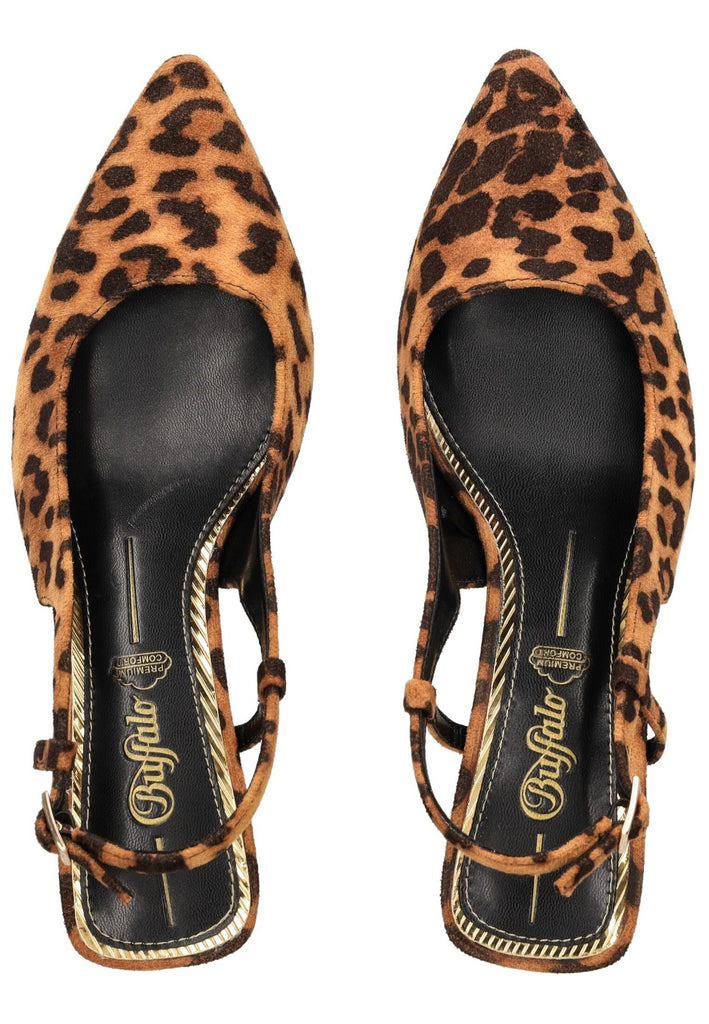 Buffalo Pumps Lederimitat Leopard