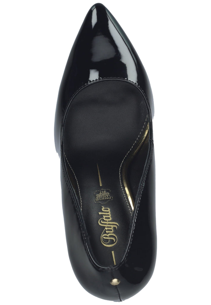 Buffalo Pumps Lederimitat Schwarz