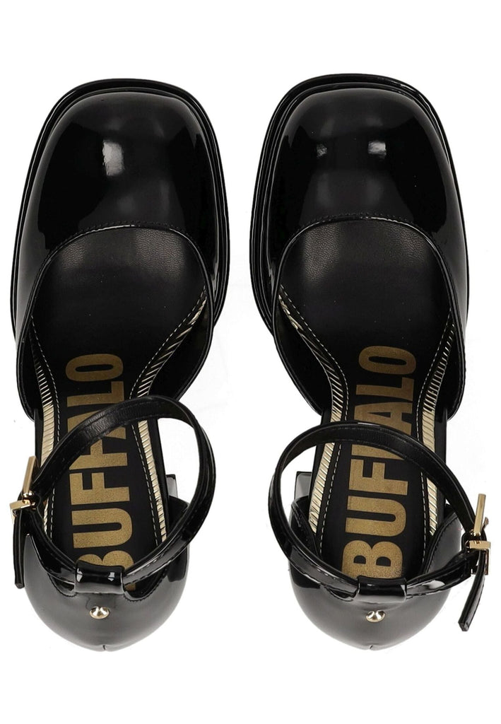 Buffalo Pumps Lederimitat Schwarz