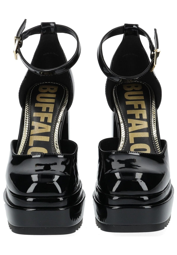 Buffalo Pumps Lederimitat Schwarz