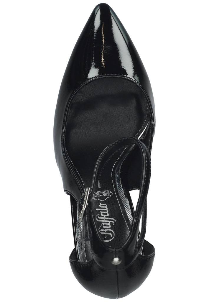 Buffalo Pumps Lederimitat Schwarz