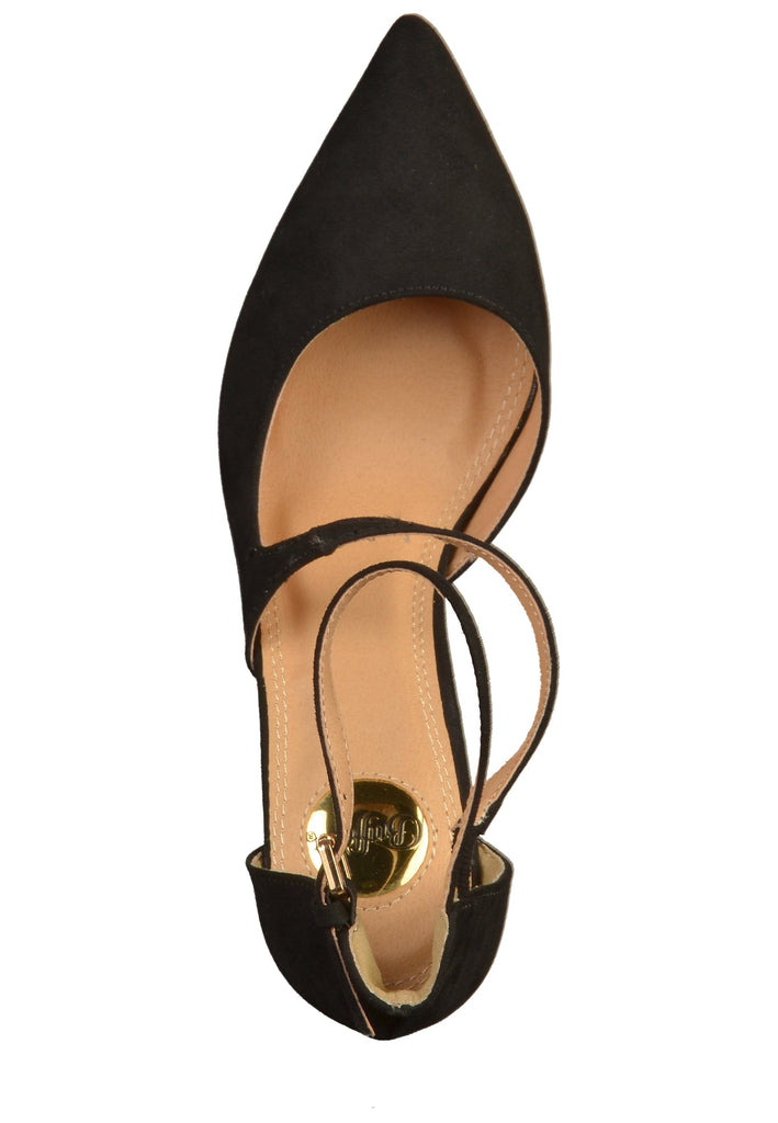 Buffalo Pumps Lederimitat Schwarz