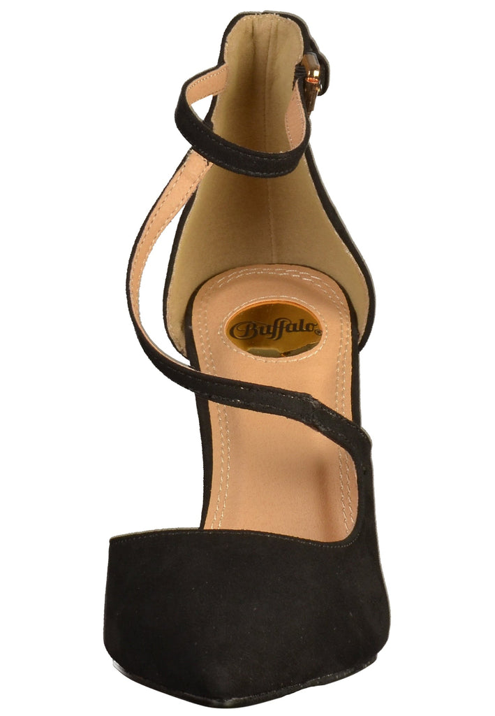 Buffalo Pumps Lederimitat Schwarz