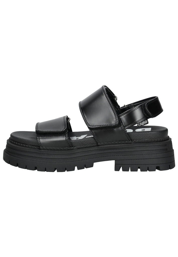 Sandalen Buffalo Sandalen Lederimitat Schwarz
