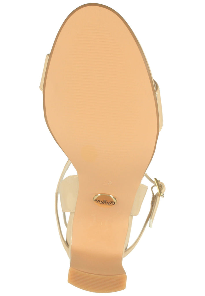 Buffalo Sandalen Lederimitat Beige