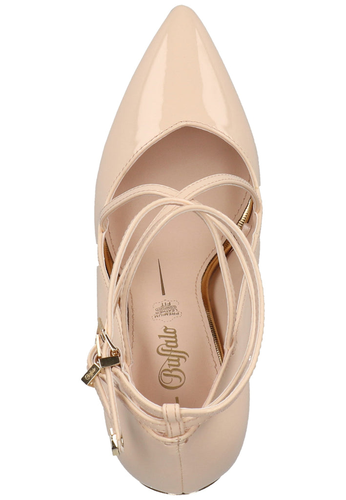 Buffalo Sandalen Lederimitat Beige