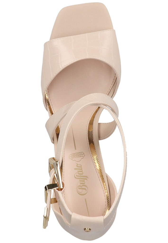 Buffalo Sandalen Lederimitat Beige
