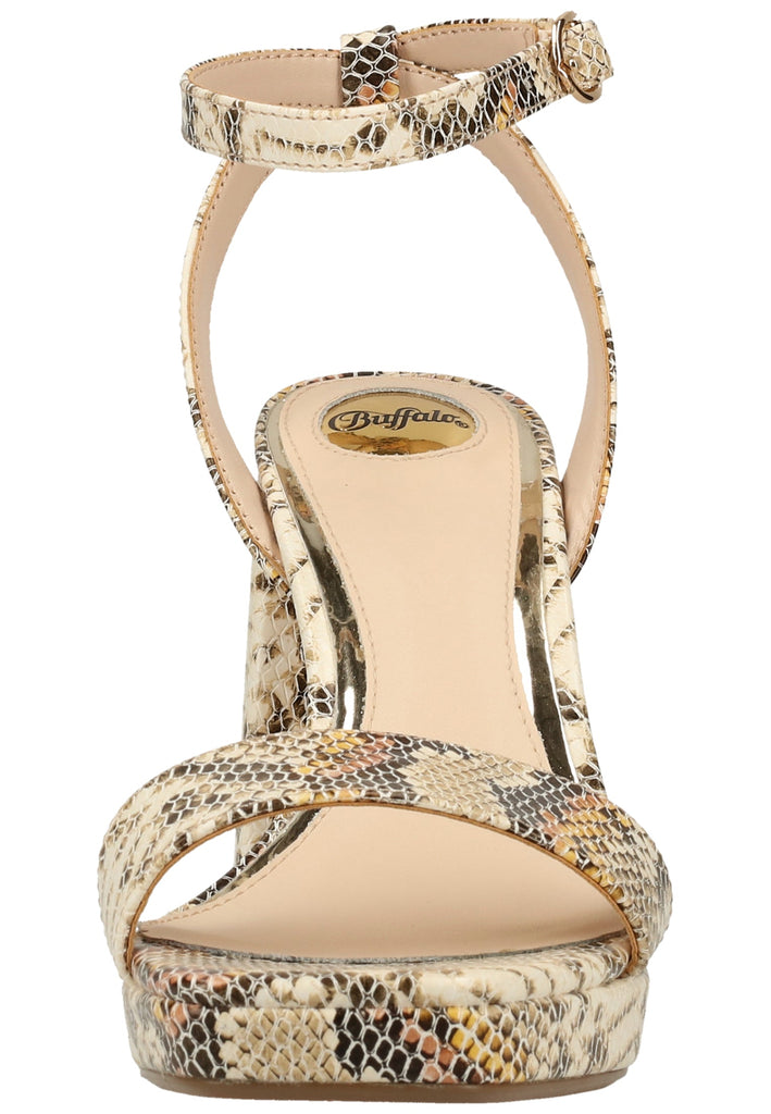 Buffalo Sandalen Lederimitat Beige