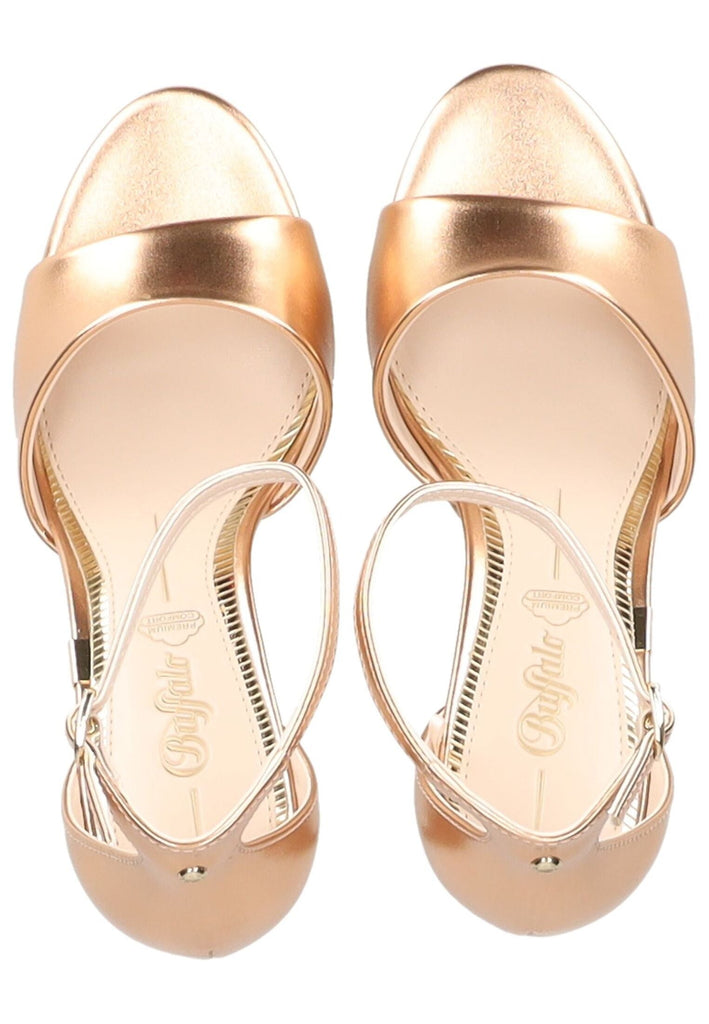 Buffalo Sandalen Lederimitat Champagne