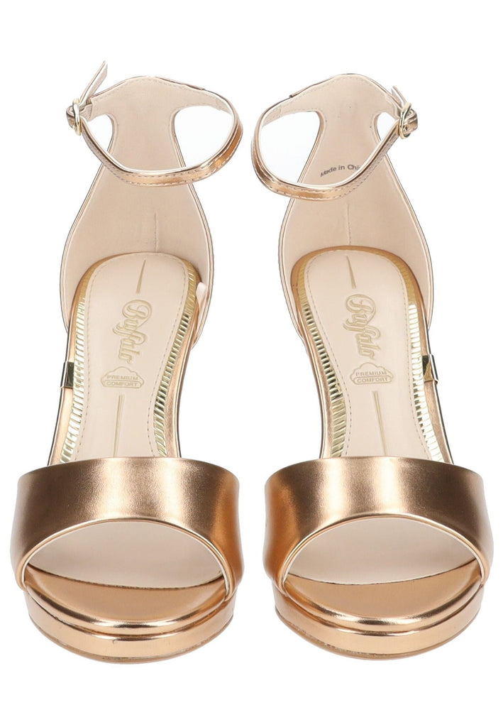 Buffalo Sandalen Lederimitat Champagne