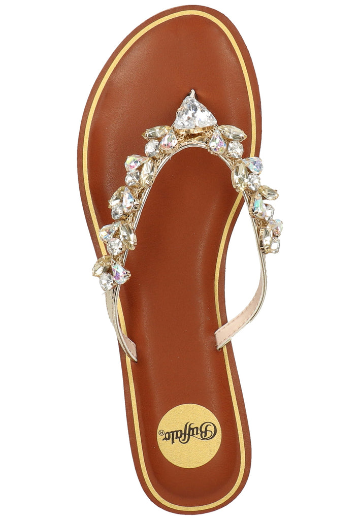 Buffalo Sandalen Lederimitat Gold