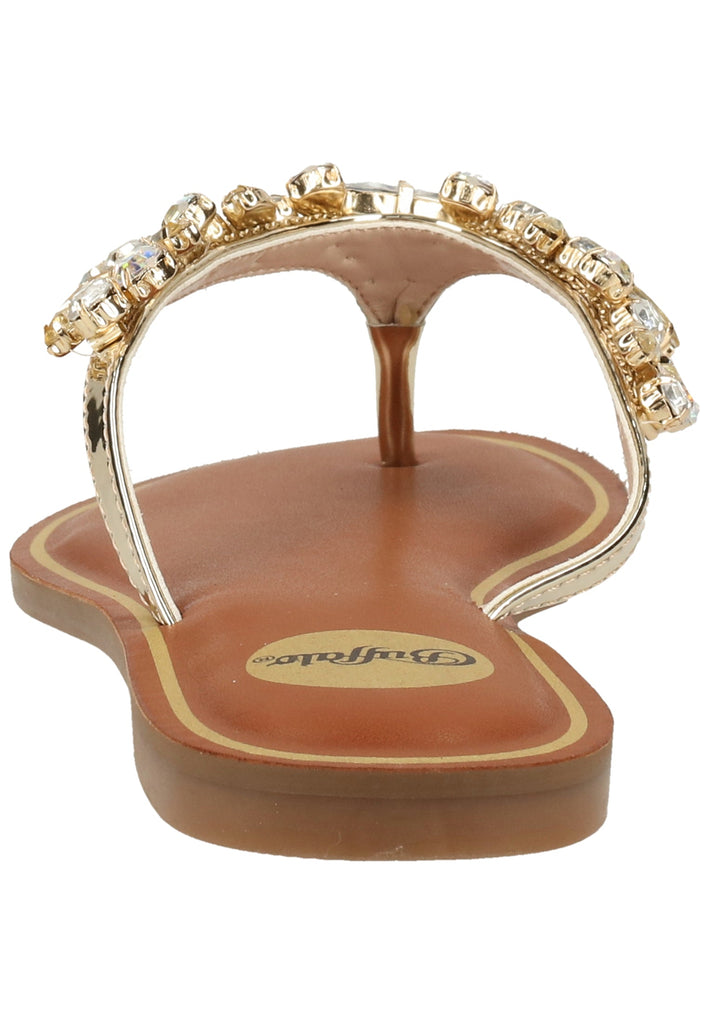 Buffalo Sandalen Lederimitat Gold